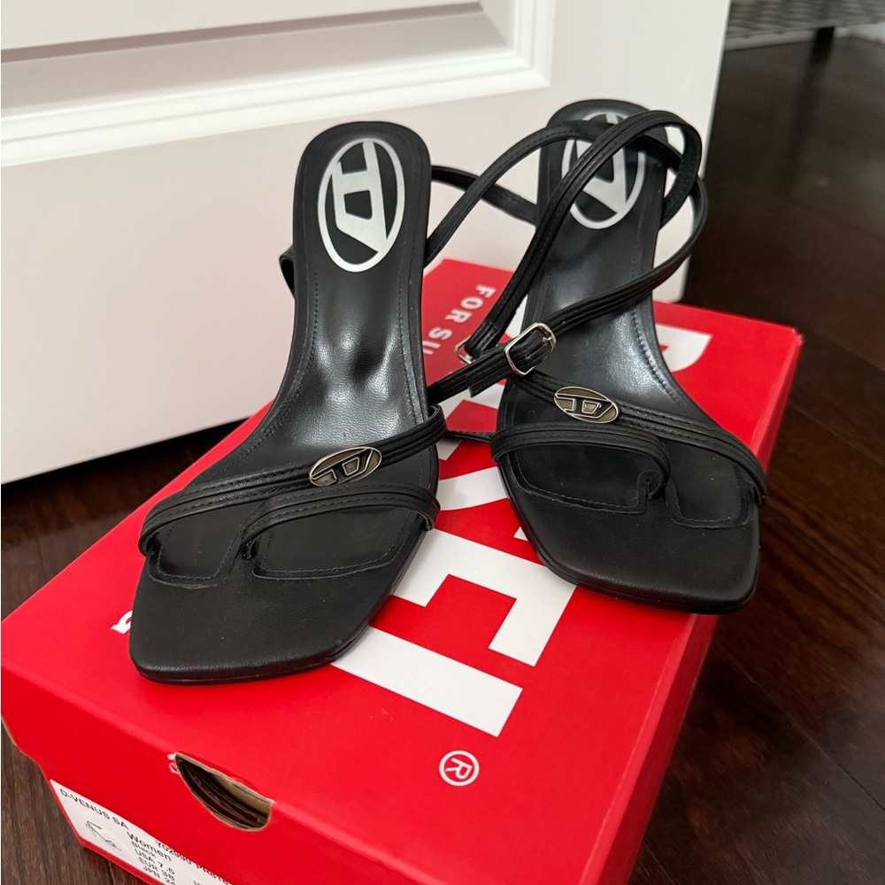 Diesel D-Venus-Strappy sandals in nappa leather - Picture 11 of 11
